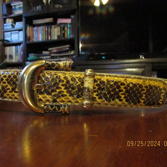 Genuine Snake Skin belt - Picture 1 of 5
